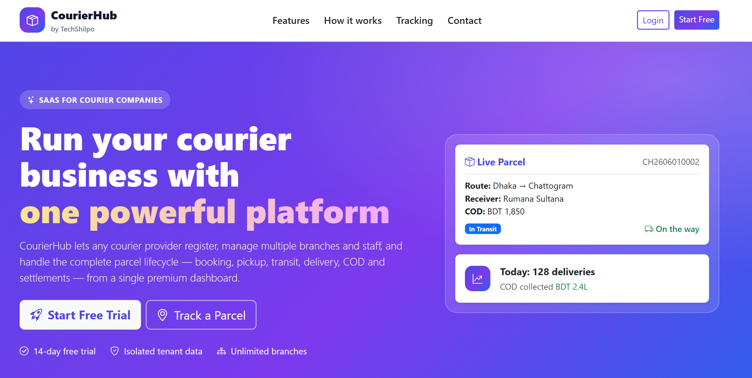 Courier Hub